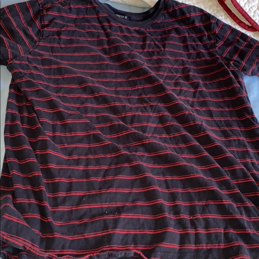 Oversized striped t shirt